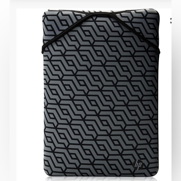 HP gray and black reversible laptop sleeve - Picture 1 of 8